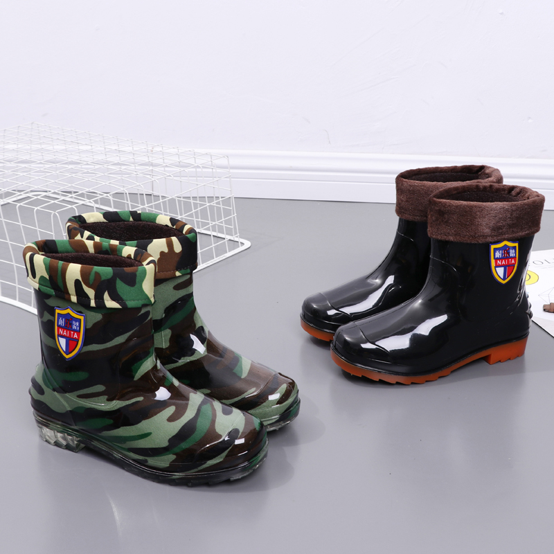 Chaussures - bottes caoutchouc homme pour printemps - semelle tendon - Ref 974220 Image 1