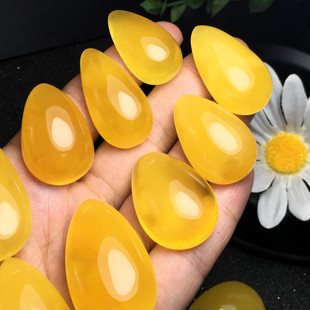 水滴!天然蜜蜡琥珀裸石吊坠无孔镶嵌编绳吊坠毛衣链打孔需备注