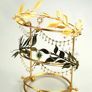 手工diy女神桂花树叶缠花材料包配件材料发冠小琴古风手作有教程