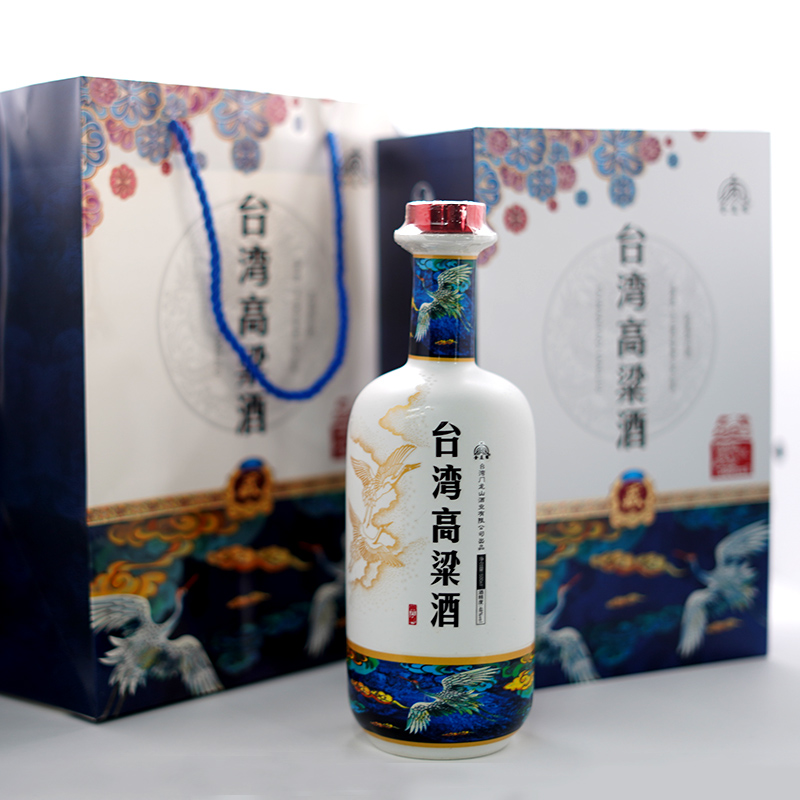 台湾高粱酒纯粮食白酒原酿53度500ml纯粮固态清香型礼盒装送礼