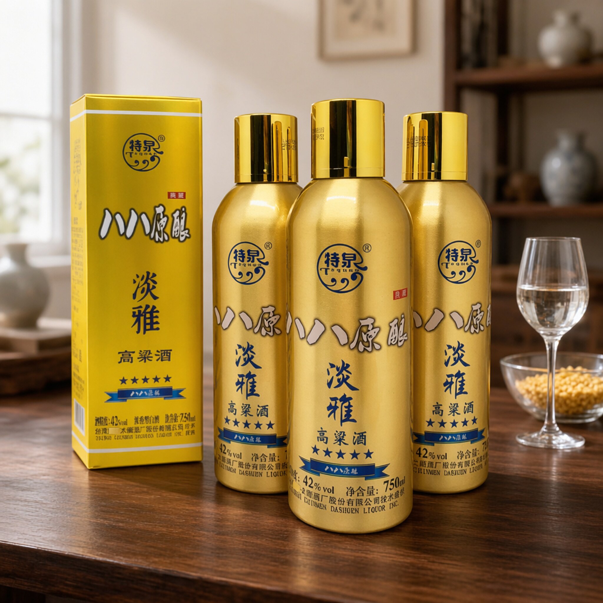 台湾高粱酒品鉴坑道42度浓香型白酒纯粮酿造原酿八八整箱酒水礼盒