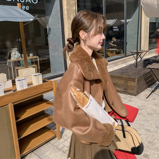 两面穿皮衣 已现货 毛绒外套290A 3533 K318 新款 P215 首发