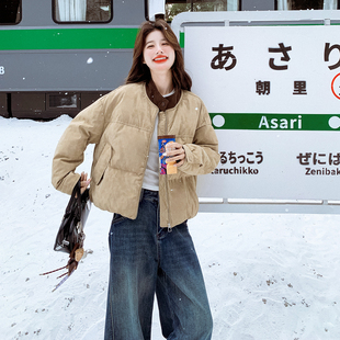 3761 2B110 P265 K418 50绒 新款 卡其色麂皮绒羽绒服 首发