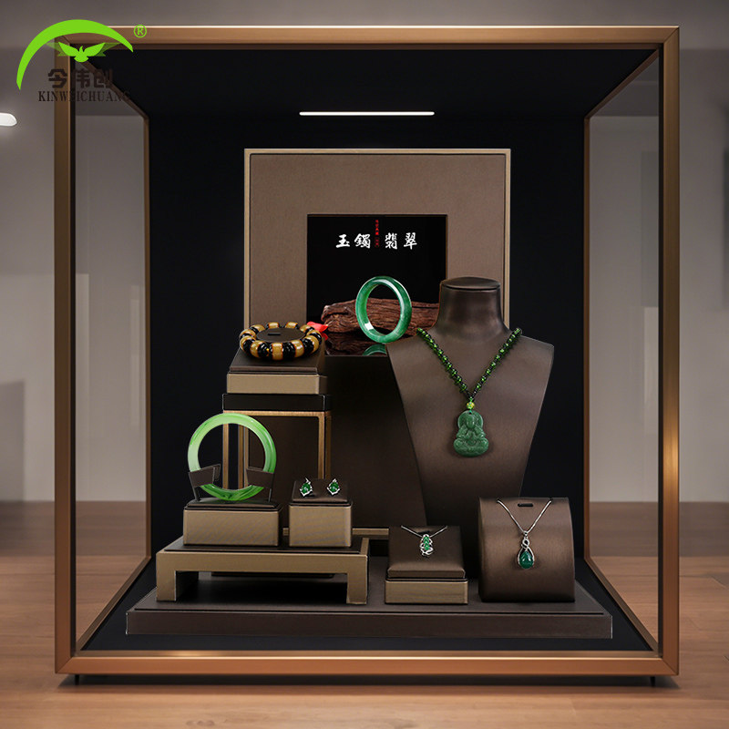 珠宝橱窗展示道具项链金属首饰