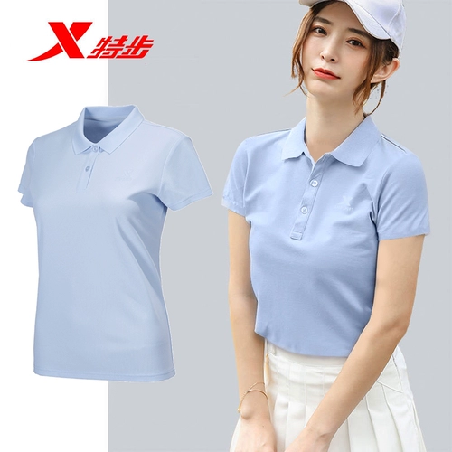 Xtep, быстросохнущая дышащая футболка polo, спортивная теннисная форма для отдыха, короткий рукав