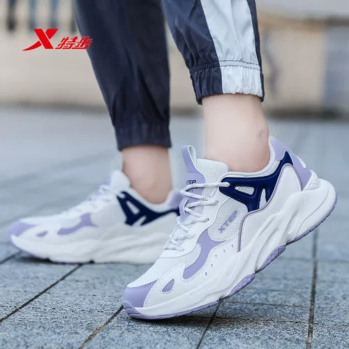 Xtep, зимняя спортивная обувь, дышащая повседневная обувь