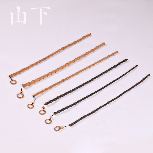 天然实心老料手工教棍紫竹