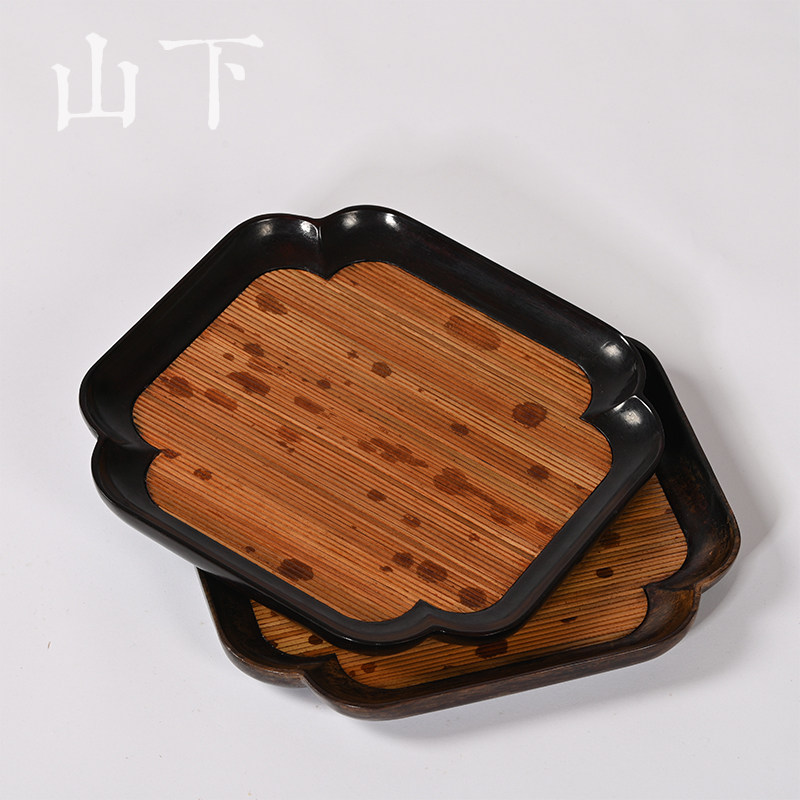 茶道福建展台承盘湘妃竹