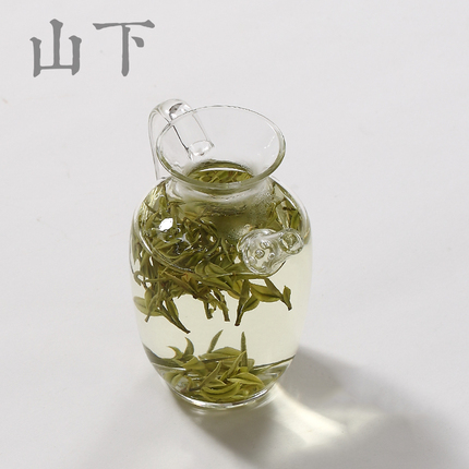 绿茶专用玻璃公道杯泡白茶功夫茶具公杯带过滤防烫透明分茶器耐热