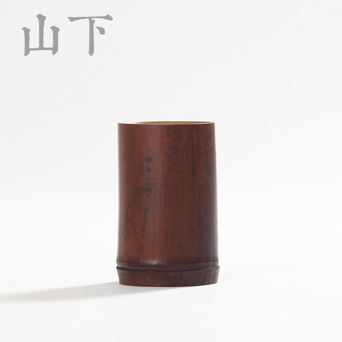 竹制茶筒套装配件复古养壶竹筒
