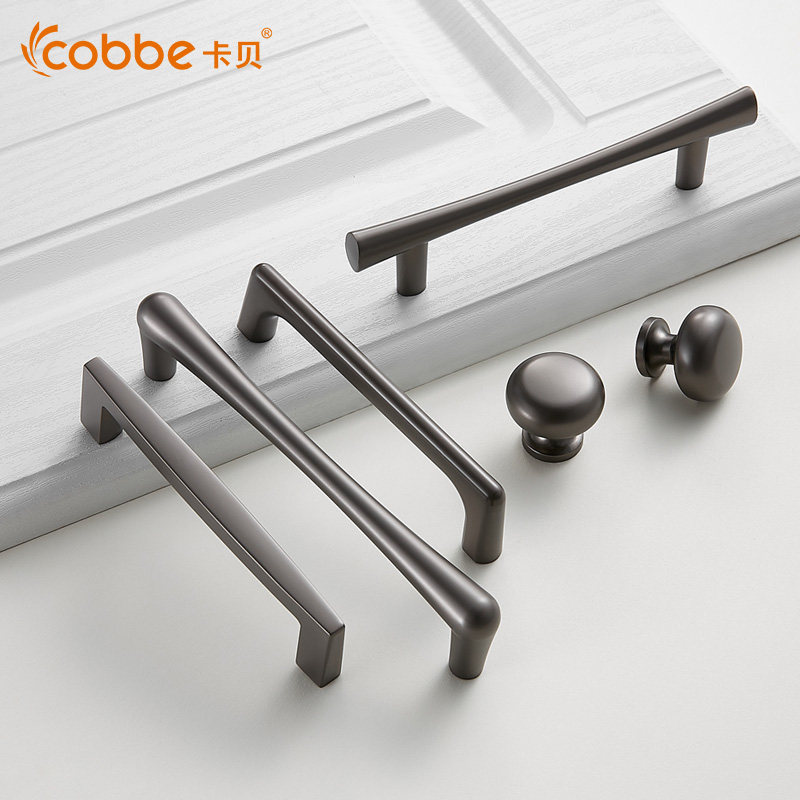 卡贝柜子拉手美式橱柜抽屉现代简约北欧厨门小拉手轻奢衣柜门把手