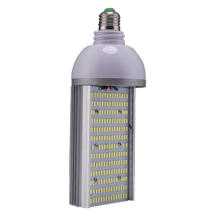 超亮led横插路灯光源路灯头螺口e27E40工厂道路节能50w80wLED灯泡