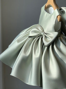女童蓬蓬连衣裙花童礼服公主裙子