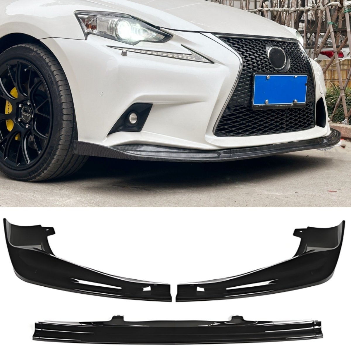 雷克萨斯14-16三段前铲Lexus IS200t 250t IS350 IS300 F-Sport