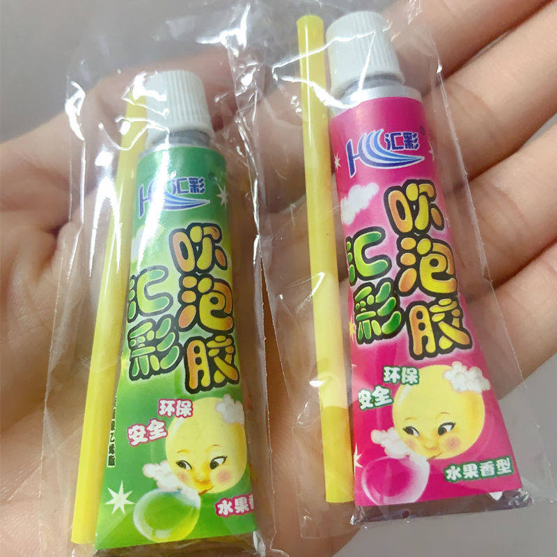 BUBBLE GLUE LARGE BLOWING BUBBLE GUM SAFE NON-TOXIC TOO AIR BALLOON KIDS BLOWING BUBBLE GUM PUZZLE CHILDHOOD NOSTALGIC TOYS