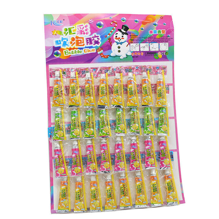 BUBBLE GLUE LARGE BLOWING BUBBLE GUM SAFE NON-TOXIC TOO AIR BALLOON KIDS BLOWING BUBBLE GUM PUZZLE CHILDHOOD NOSTALGIC TOYS