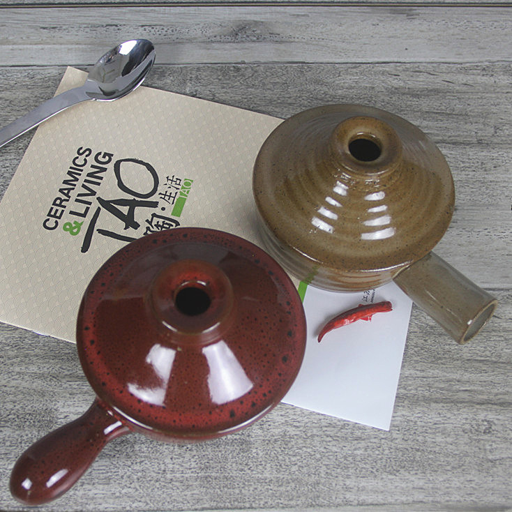 陶瓷微波炉用快熟小砂锅炖盅养生迷你奶锅辅食锅焗饭带盖炖蛋碗