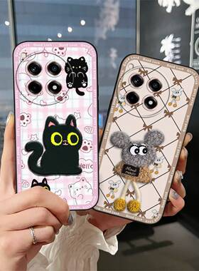 适用1+Ace3/一加12R/OnePlus12R手机壳可爱硅胶卡通数码青春布贴