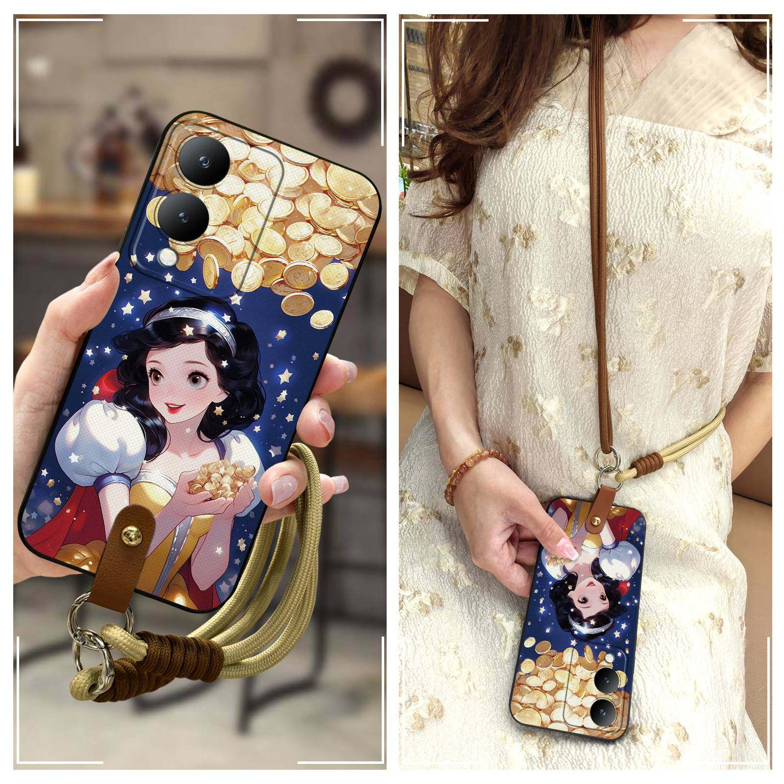 适用VIVO Y17S 4G/Y33T国内/Y12 2023/Y35 5G国内/Y36m手机壳Q版