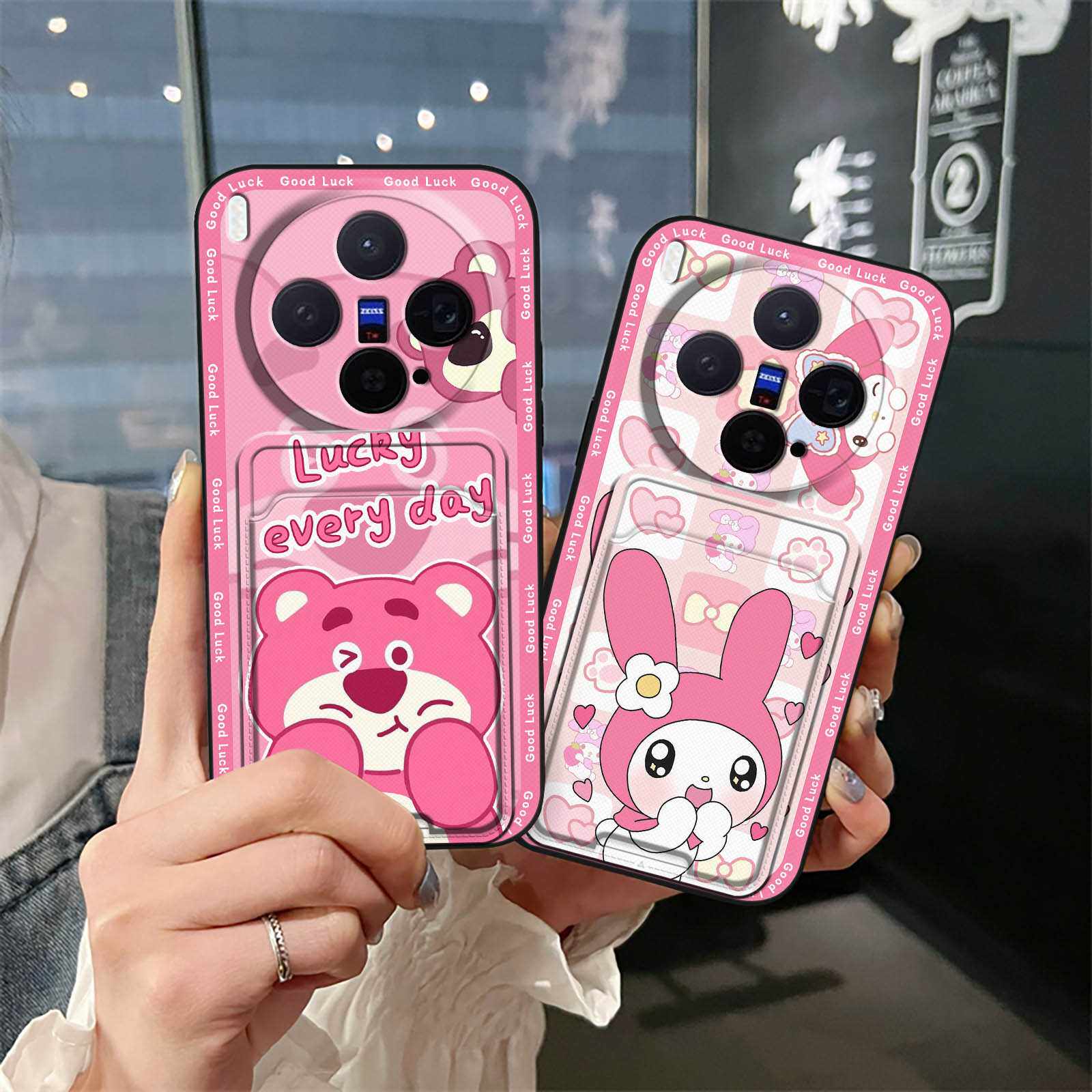 适用VIVO X300手机壳潮流防尘全包边卡包个性涂鸦新款青春身