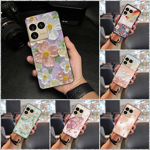 适用索尼Xperia1 VIII/Xperia1 8代手机壳趣味个性潮流新款软壳纯色青春奢华卡通油画花情侣女涂鸦简约动漫
