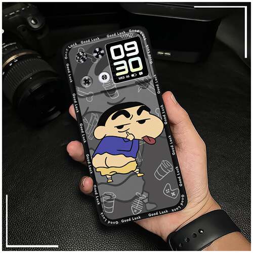 适用库柏P90/Cubot P90手机壳可爱质感散热小新纯色防尘数码个性动漫搞怪卡通硅胶创意青春潮流蜡笔全包边