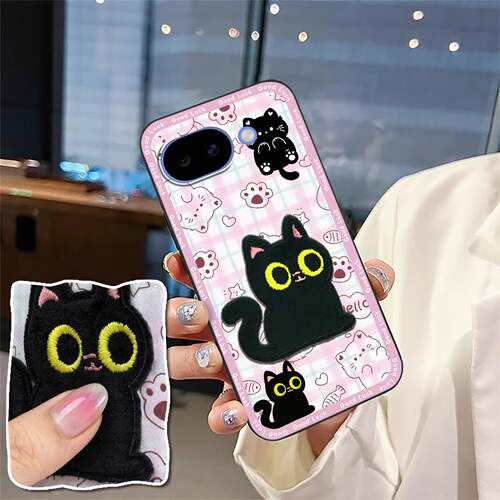 适用谷歌Pixel10a/Google Pixel10a手机壳软壳情侣青春纯色全包边男女款数码新款硅胶可爱搞怪个性刺绣创意3D