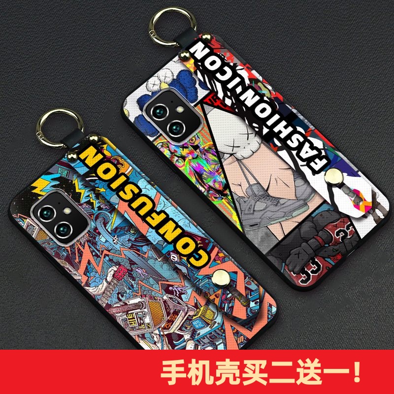 适用华硕Asus Zenfone 8/ZS590KS/2A007EU手机壳欧美挂绳高档