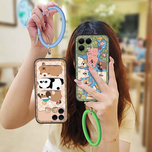 适用TCL T-Mobile Revvl8 Pro/T Phone3Pro手机壳奢华质感液态挂手腕趣味新款软壳圆环手环可爱青春男女款