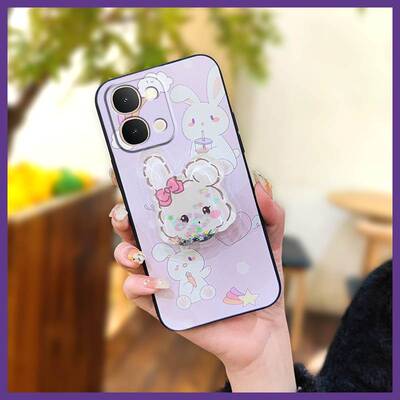 适用VIVO Y6 5G国内版/Y31D Pro/T5X 5G海外版手机壳软壳创意旋转质感青春防尘卡通纯色奢华潮流硅胶新款情侣