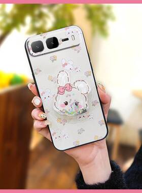 适用infinix Hot60i 5G/X6730手机壳防尘奢华创意液态卡通旋转