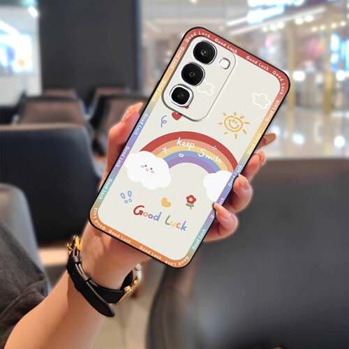 适用OPPO Realme C100 4G手机壳软壳青春质感可爱女动漫散热潮流卡通硅胶情侣奢华趣味个性搞怪防尘红纯色