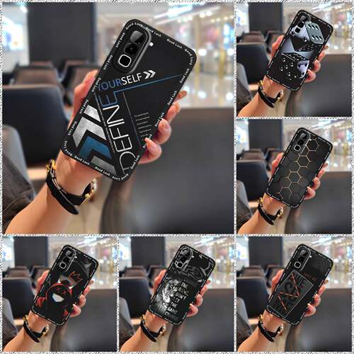 适用infinix Hot70/X6895手机壳简约卡通数码情侣涂鸦奢华个性趣味创意散热新款动漫青春全包边男女款纯色女