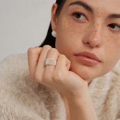 蕾丝镂空荆棘树枝微镶钻锆石戒指 CnHnOn脂肪商店