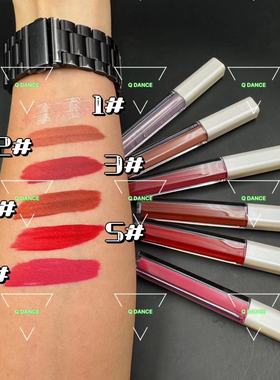 拉丁舞专用口红比赛场用雾面哑光唇釉国标舞比赛场表演出红色唇彩