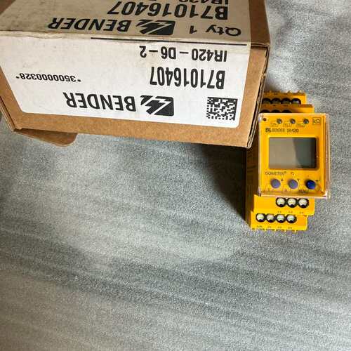 议价原装全新 RW420-D6-2 BENDER本德尔模块 现货