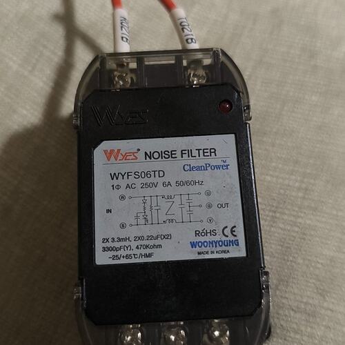 议价韩国云永WYES滤波器，WYF-S06TD 正常使用，成色实