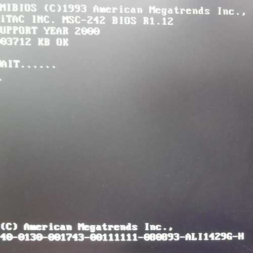 议价MITAC MSC-242 BIOS V1.12 & CPU 486DX2-S & RAM