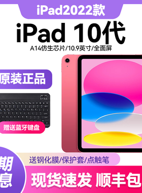 Apple/苹果 iPad10代（第十代）2022新款10.9英寸ipad 10平板电脑