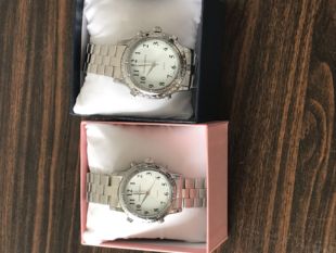 包邮 盲用用品 不锈钢语音报时手表 时尚老人表 石英表 进口机芯