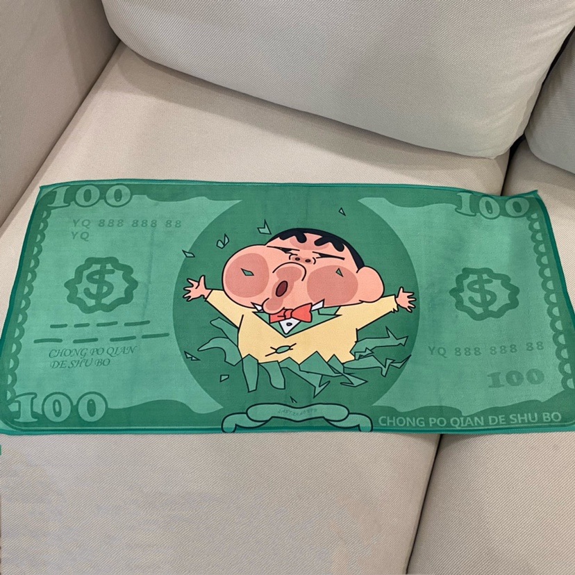 个性蜡笔搞怪情侣游泳可爱擦汗巾