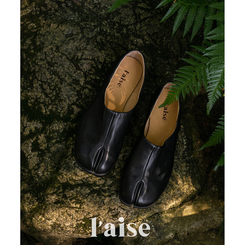 L'aise植鞣羊皮tabi分趾鞋