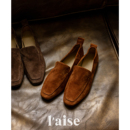 复古羊反绒软底乐福鞋 秋冬BI入百搭舒适平底单鞋 女 aise美拉德