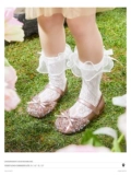 Snoffy Snife Girl Crystal Shouse Детские туфли сцены блестящие Zhongdong Princess Princess Leath