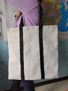 超厚加厚帆布袋白帆布袋子可以装小哑铃100公斤铁砂空袋配重沙袋