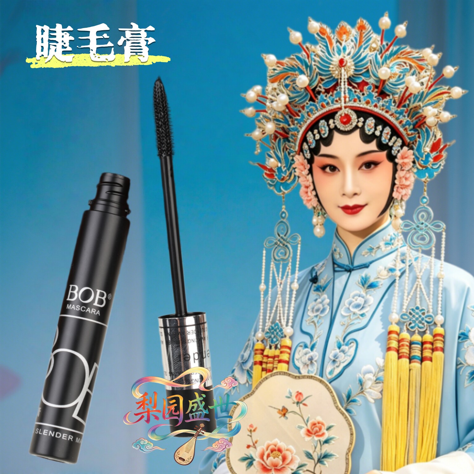 戏曲化妆不晕染防水防汗睫毛膏