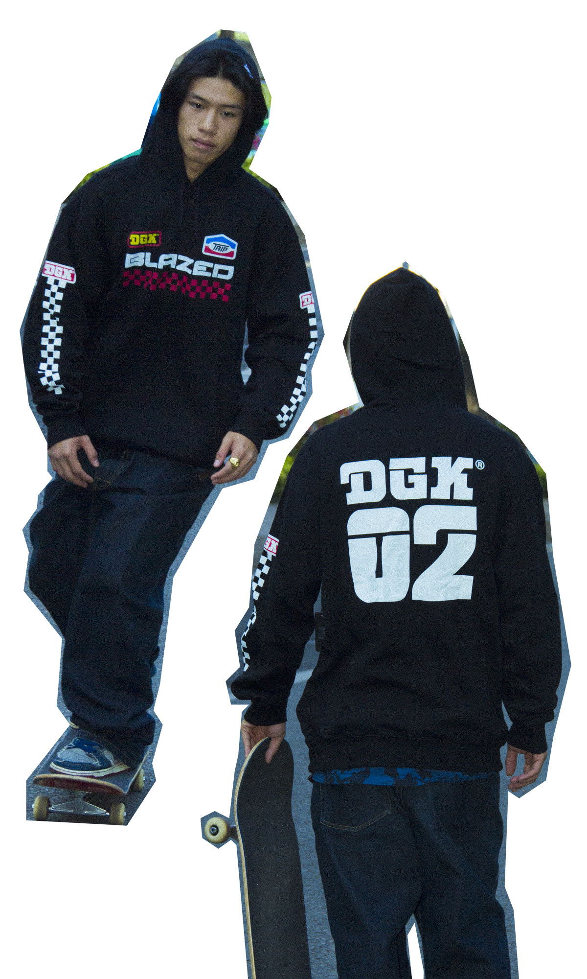 DGK Blazed Hooded 纯棉连帽卫衣 美国进口现货