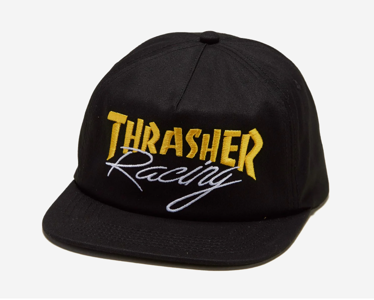 THRASHER RACING SNAPBACK 赛车字体 平沿帽 美国进口现货!现货