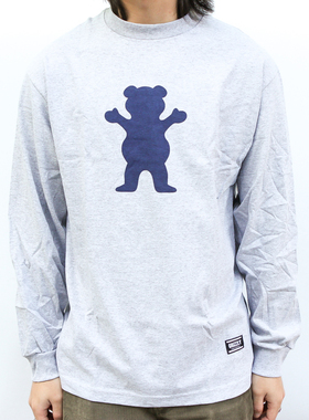 GRIZZLY OG Bear L/S纯棉长袖TEE 美国进口现货