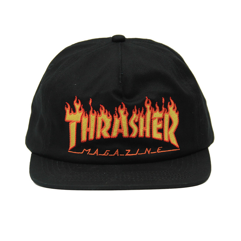 THRASHER FLAME CAMO SNAPBACK 火字迷彩 平沿帽 美国进口现货